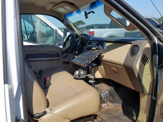 1FD3F30548EE46526 - 2008 FORD F350 SRW S WHITE photo 5