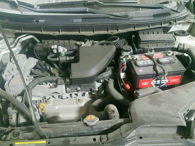 JN8AS58V99W188818 - 2009 NISSAN ROGUE S WHITE photo 7