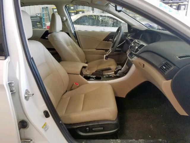 1HGCR2F84FA245710 - 2015 HONDA ACCORD EXL WHITE photo 5