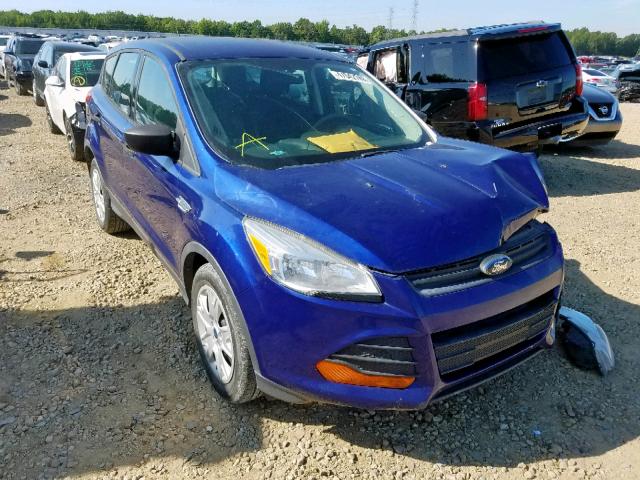 1FMCU0F74EUA70313 - 2014 FORD ESCAPE S BLUE photo 1