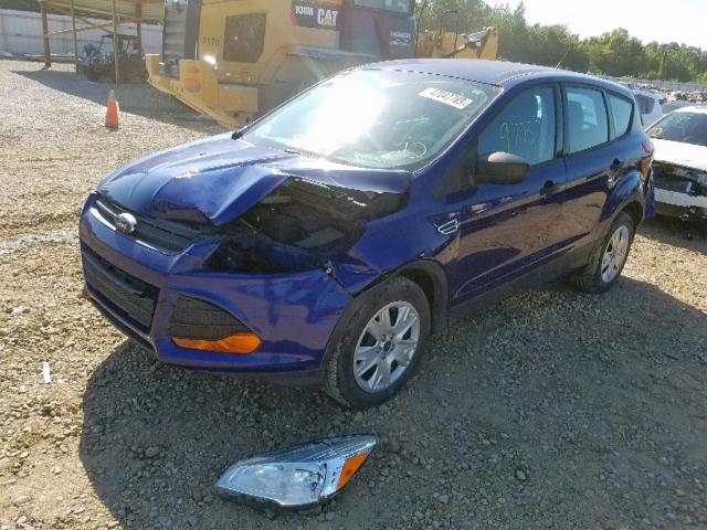 1FMCU0F74EUA70313 - 2014 FORD ESCAPE S BLUE photo 2