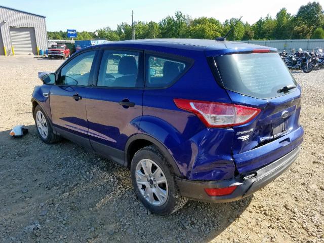 1FMCU0F74EUA70313 - 2014 FORD ESCAPE S BLUE photo 3