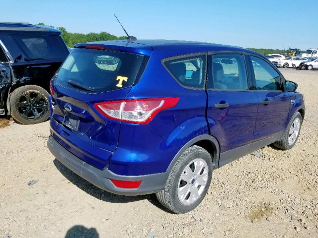 1FMCU0F74EUA70313 - 2014 FORD ESCAPE S BLUE photo 4