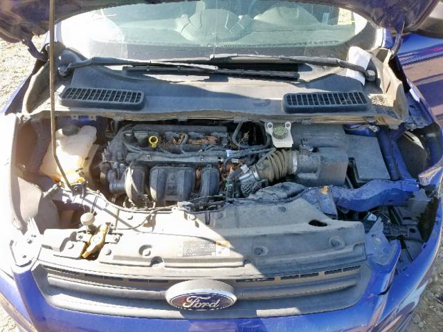 1FMCU0F74EUA70313 - 2014 FORD ESCAPE S BLUE photo 7