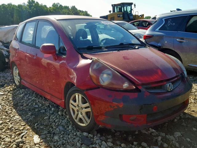 JHMGD38607S018685 - 2007 HONDA FIT S 红色 照片 1