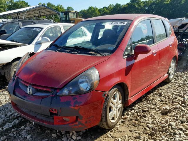 JHMGD38607S018685 - 2007 HONDA FIT S 红色 照片 2