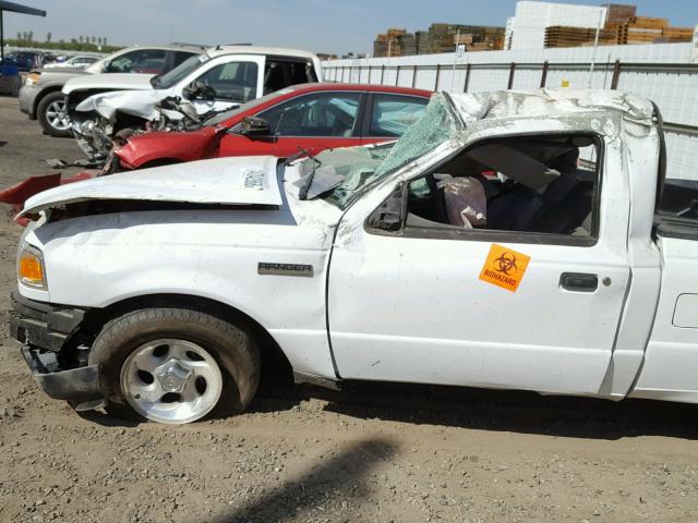 1FTKR1AD3BPA66249 - 2011 FORD RANGER WHITE photo 10