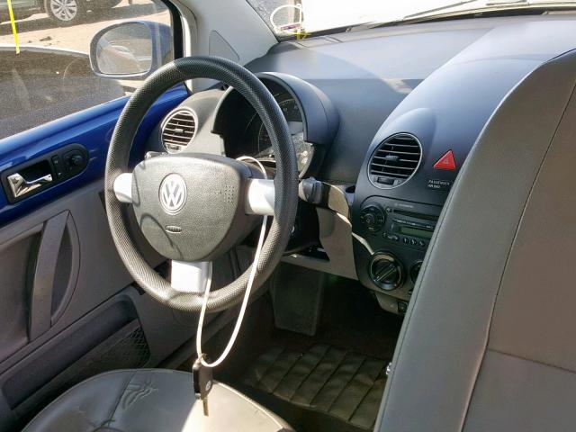 3VWPW31CX8M524379 - 2008 VOLKSWAGEN NEW BEETLE ლურჯი ფოტო 9