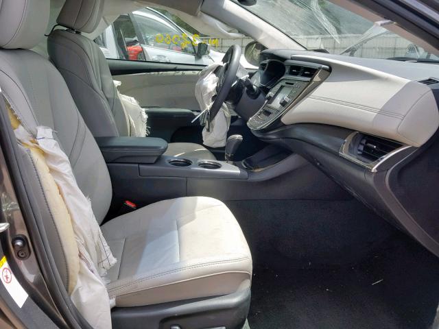 4T1BK1EB1GU237324 - 2016 TOYOTA AVALON XLE GRAY photo 5