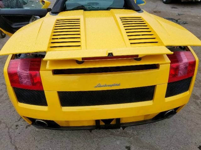 ZHWGU22T18LA06562 - 2008 LAMBORGHINI GALLARDO S YELLOW photo 7