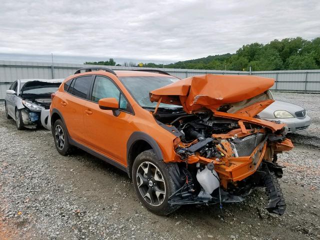 JF2GTABC7JH217326 - 2018 SUBARU CROSSTREK ORANGE photo 1