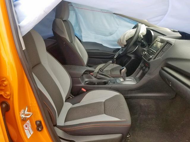 JF2GTABC7JH217326 - 2018 SUBARU CROSSTREK ORANGE photo 5