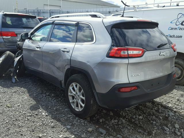 1C4PJMCS5HD224563 - 2017 JEEP CHEROKEE L GRAY photo 3