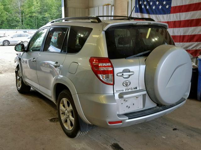 2T3BF31VX9W023376 - 2009 TOYOTA RAV4 LIMIT SILVER photo 3