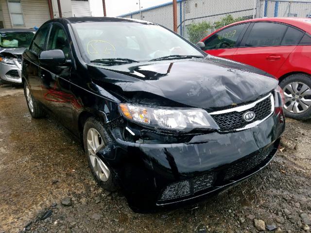 KNAFU4A26C5480684 - 2012 KIA FORTE EX BLACK photo 1