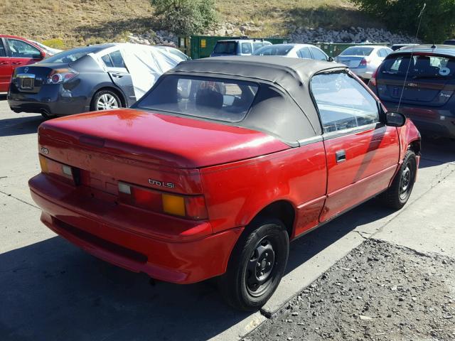 JG1MR3367MK609825 - 1991 GEO METRO LSI RED photo 4