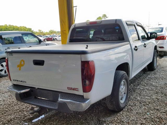 1GTCS138268290332 - 2006 GMC CANYON WHITE photo 4