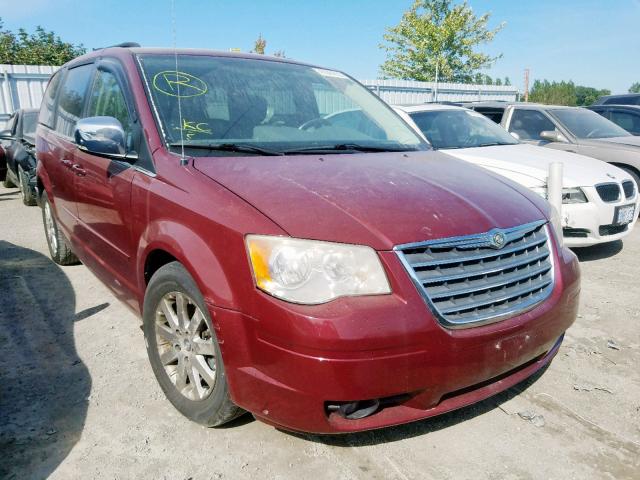 2A8HR54PX8R842531 - 2008 CHRYSLER TOWN & COU RED photo 1