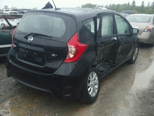 3N1CE2CP1JL354250 - 2018 NISSAN VERSA NOTE BLACK photo 4