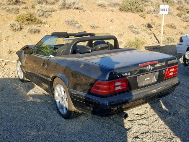 WDBFA68F4XF182813 - 1999 MERCEDES-BENZ SL 500 BLACK photo 3