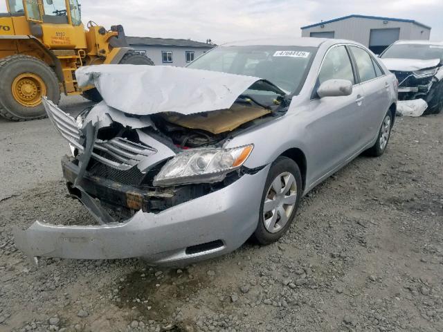 4T1BE46K97U653273 - 2007 TOYOTA CAMRY NEW SILVER photo 2