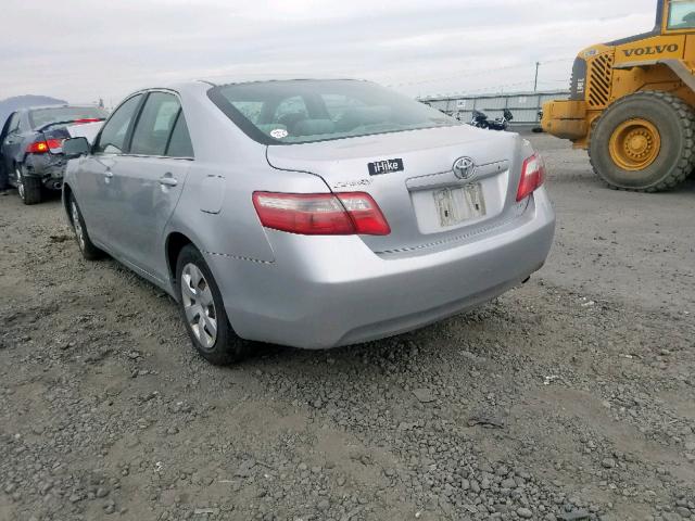 4T1BE46K97U653273 - 2007 TOYOTA CAMRY NEW SILVER photo 3