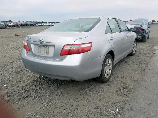 4T1BE46K97U653273 - 2007 TOYOTA CAMRY NEW SILVER photo 4