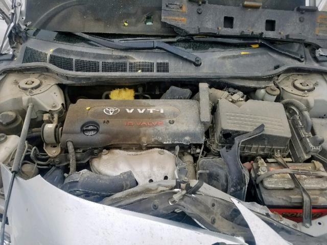 4T1BE46K97U653273 - 2007 TOYOTA CAMRY NEW SILVER photo 7
