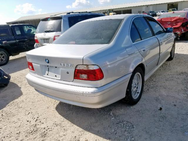 WBADT33482GF42384 - 2002 BMW 525 I SILVER photo 4