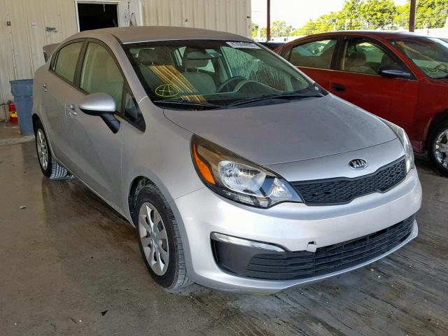 KNADM4A3XG6561607 - 2016 KIA RIO LX SILVER photo 1