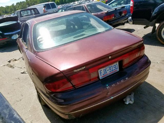 2G4WB52K6X1489613 - 1999 BUICK REGAL LS BURGUNDY photo 3