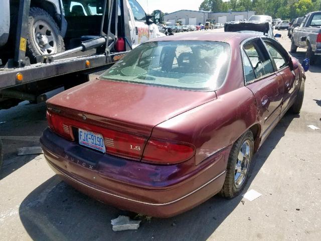 2G4WB52K6X1489613 - 1999 BUICK REGAL LS BURGUNDY photo 4