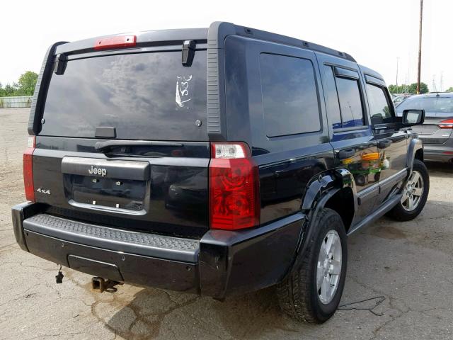 1J8HG48K06C149536 - 2006 JEEP COMMANDER 黑色 照片 4
