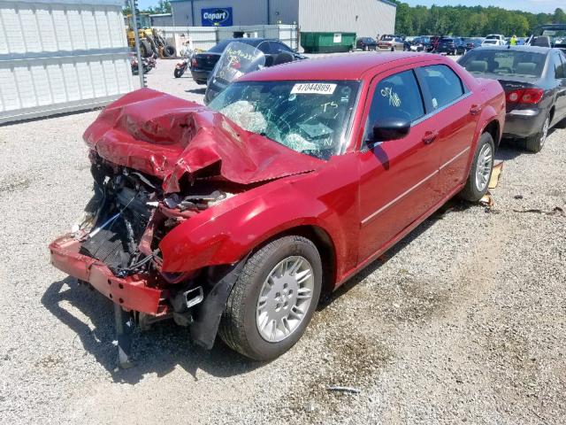 2C3KA43R17H869563 - 2007 CHRYSLER 300 RED photo 2