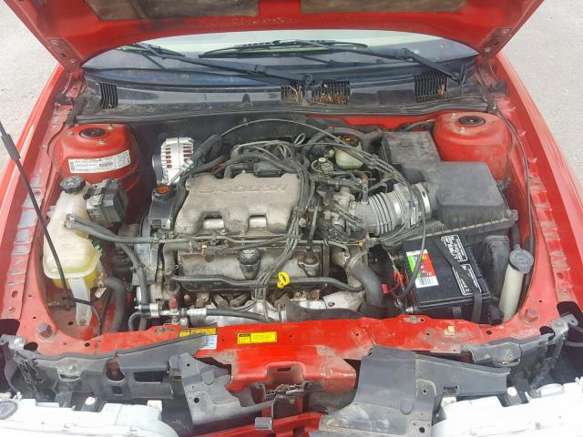 1G3NF52E7YC335146 - 2000 OLDSMOBILE ALERO GLS RED photo 7