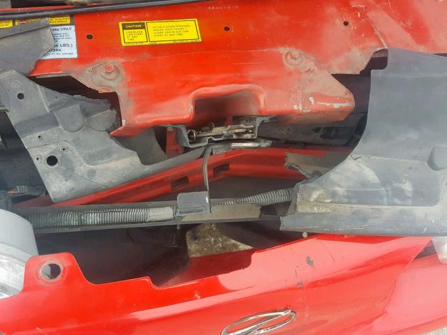 1G3NF52E7YC335146 - 2000 OLDSMOBILE ALERO GLS RED photo 9