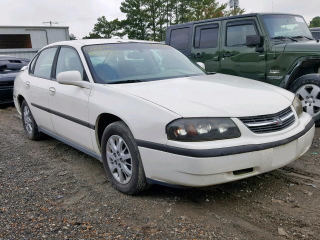 2G1WF52E059329902 - 2005 CHEVROLET IMPALA WHITE photo 1