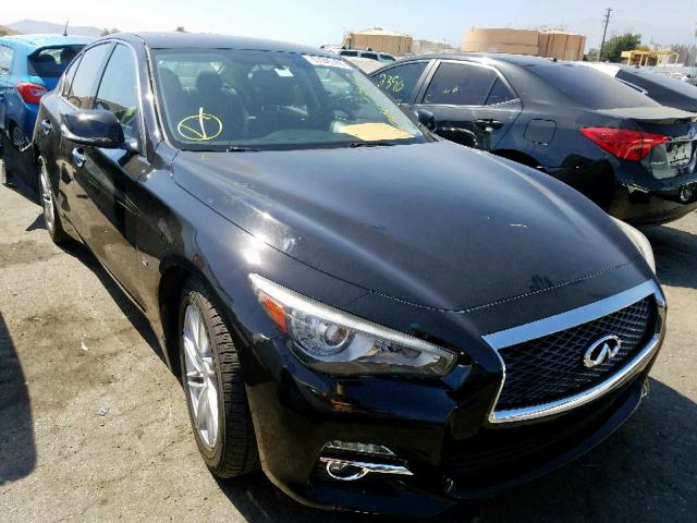 JN1BV7AP2EM677309 - 2014 INFINITI Q50 BLACK photo 1