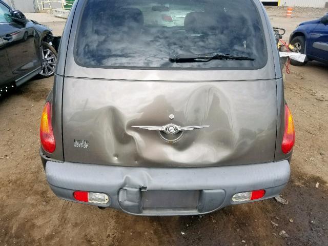 3C8FY4BB81T625564 - 2001 CHRYSLER PT CRUISER GRAY photo 9