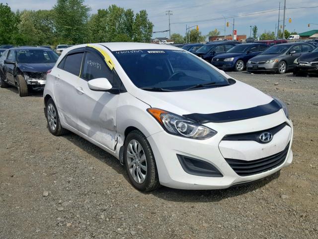 KMHD25LEXDU129583 - 2013 HYUNDAI ELANTRA GT WHITE photo 1