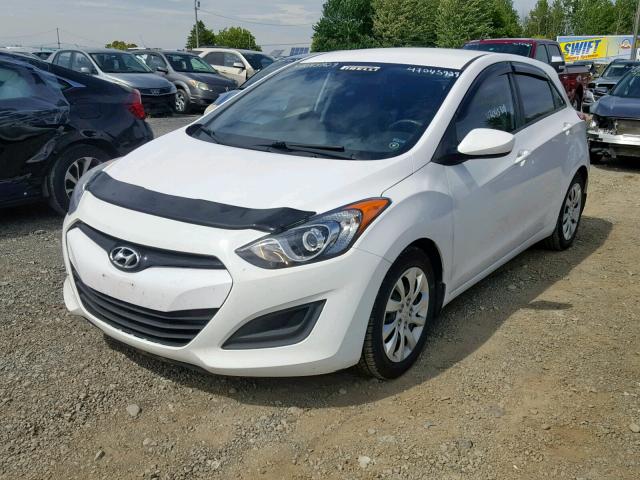 KMHD25LEXDU129583 - 2013 HYUNDAI ELANTRA GT WHITE photo 2