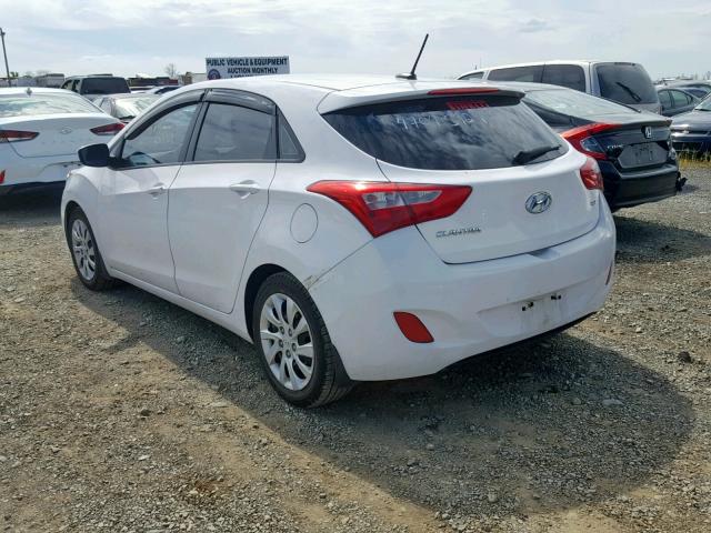 KMHD25LEXDU129583 - 2013 HYUNDAI ELANTRA GT WHITE photo 3