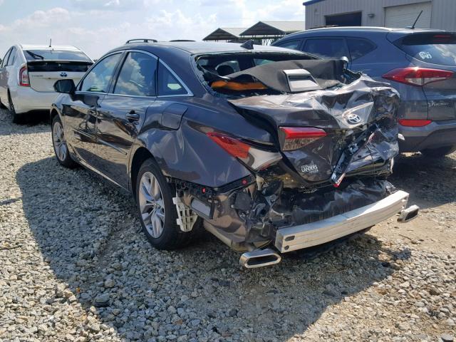 4T1BZ1FB7KU008598 - 2019 TOYOTA AVALON XLE BLACK photo 3