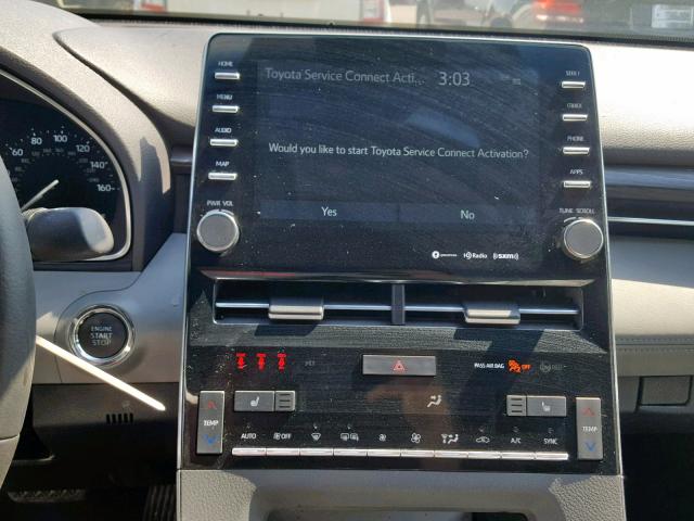 4T1BZ1FB7KU008598 - 2019 TOYOTA AVALON XLE BLACK photo 9