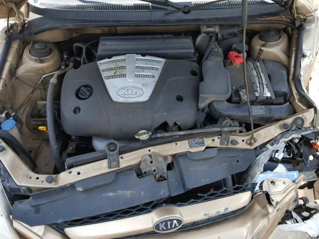 KNADC125836214126 - 2003 KIA RIO GOLD photo 7