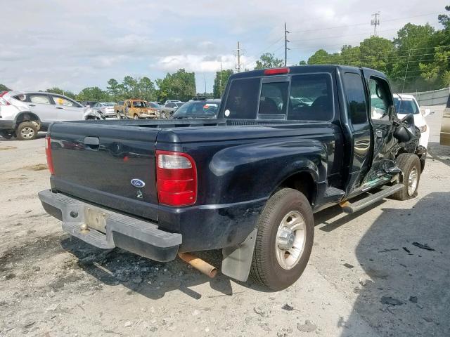 1FTYR44V53PB31233 - 2003 FORD RANGER SUP BLACK photo 4