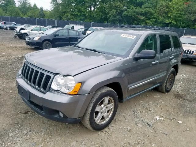 1J8GR48K88C165864 - 2008 JEEP GRAND CHER CHARCOAL photo 2