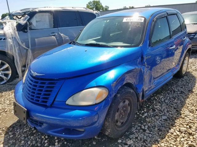 3C4FY78G63T518909 - 2003 CHRYSLER PT CRUISER BLUE photo 2