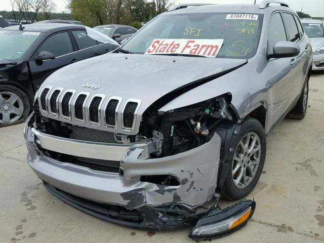 1C4PJLLB4JD615512 - 2018 JEEP CHEROKEE L GRAY photo 2