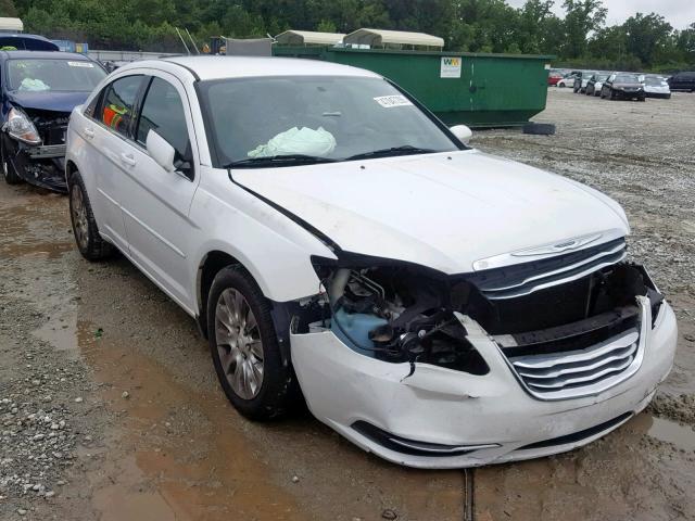 1C3CCBAB3CN217330 - 2012 CHRYSLER 200 LX WHITE photo 1